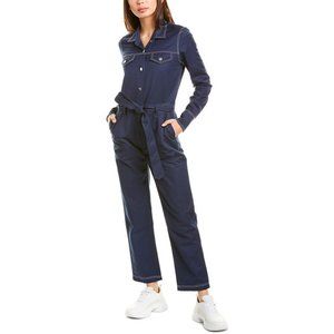 $368 NEW Designer BLDWN Harley Jumpsuit Nocturnal Blue One Piece - XS